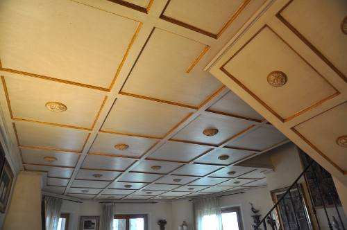 Soffitto a Cassettone - Lavorazioni speciali